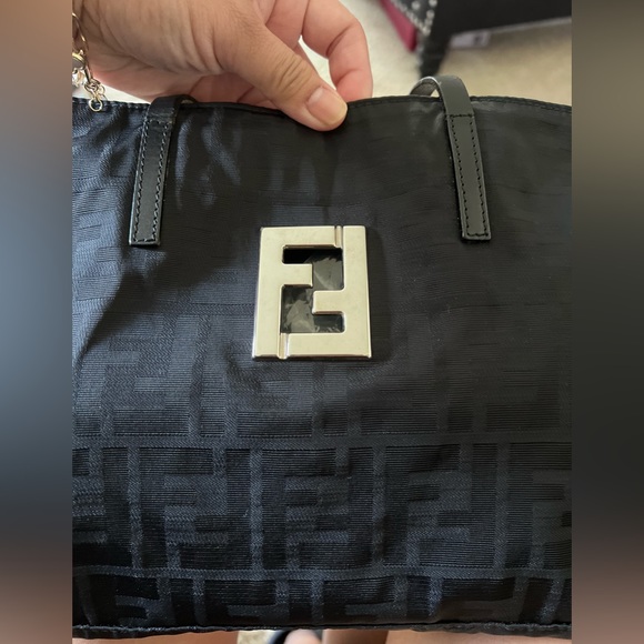 Fendi Vintage Zucca Roll Tote Bag - Picture 3 of 9